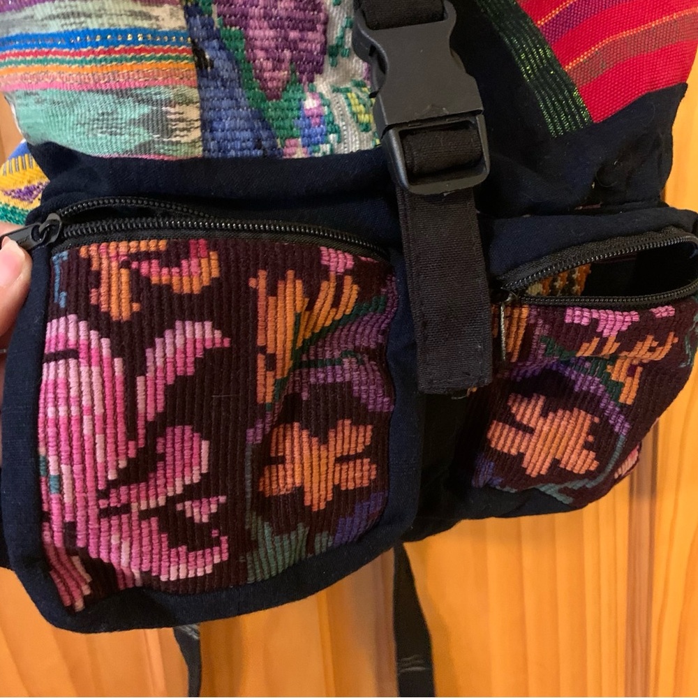 Colorful Patterned Backpack - image 3